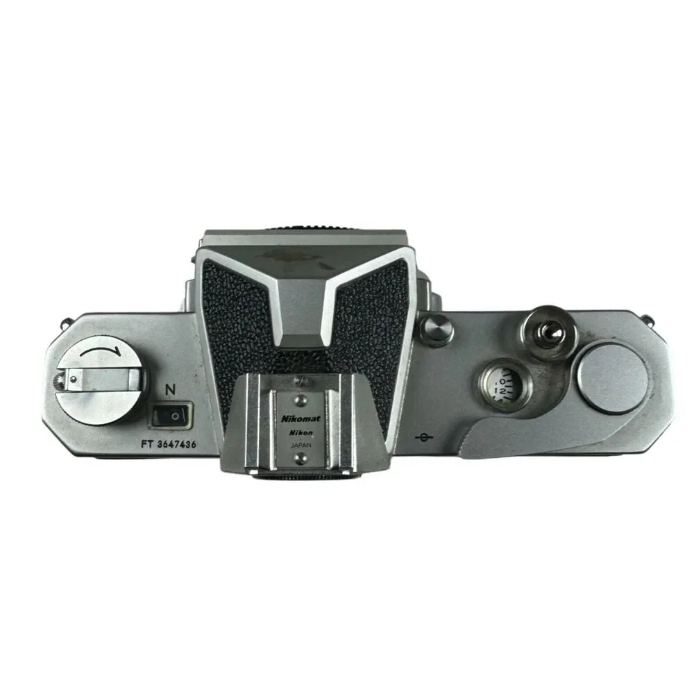 Vintage Nikomat FTN 35mm SLR Film Camera Body With Instructions